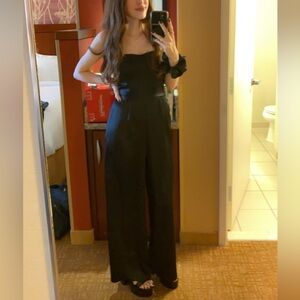 H&M Silk Pants Romper Jumpsuit Formal Wedding Guest